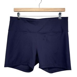 Yogalicious Navy Blue Bike Shorts Womens Size 2X